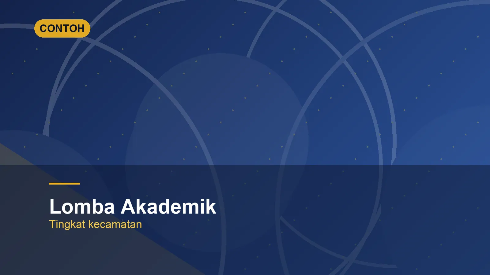 Dokumentasi Contoh capaian lomba akademik