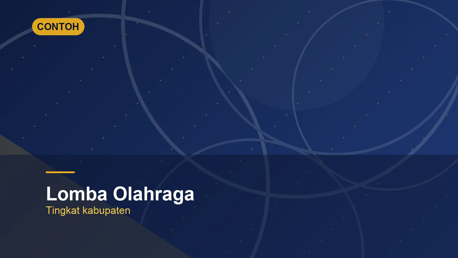 Dokumentasi Contoh capaian lomba olahraga