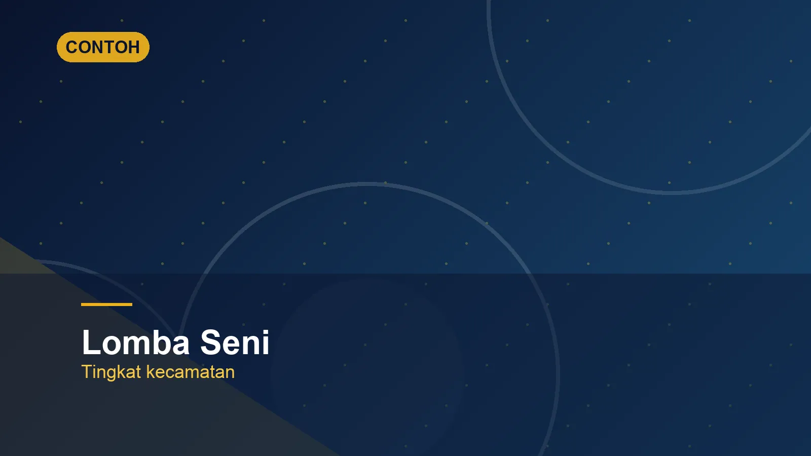 Dokumentasi Contoh capaian lomba seni